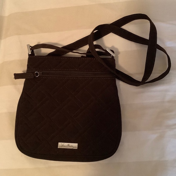 Dark Brown Vera Bradley Crossbody Bag - Picture 1 of 5
